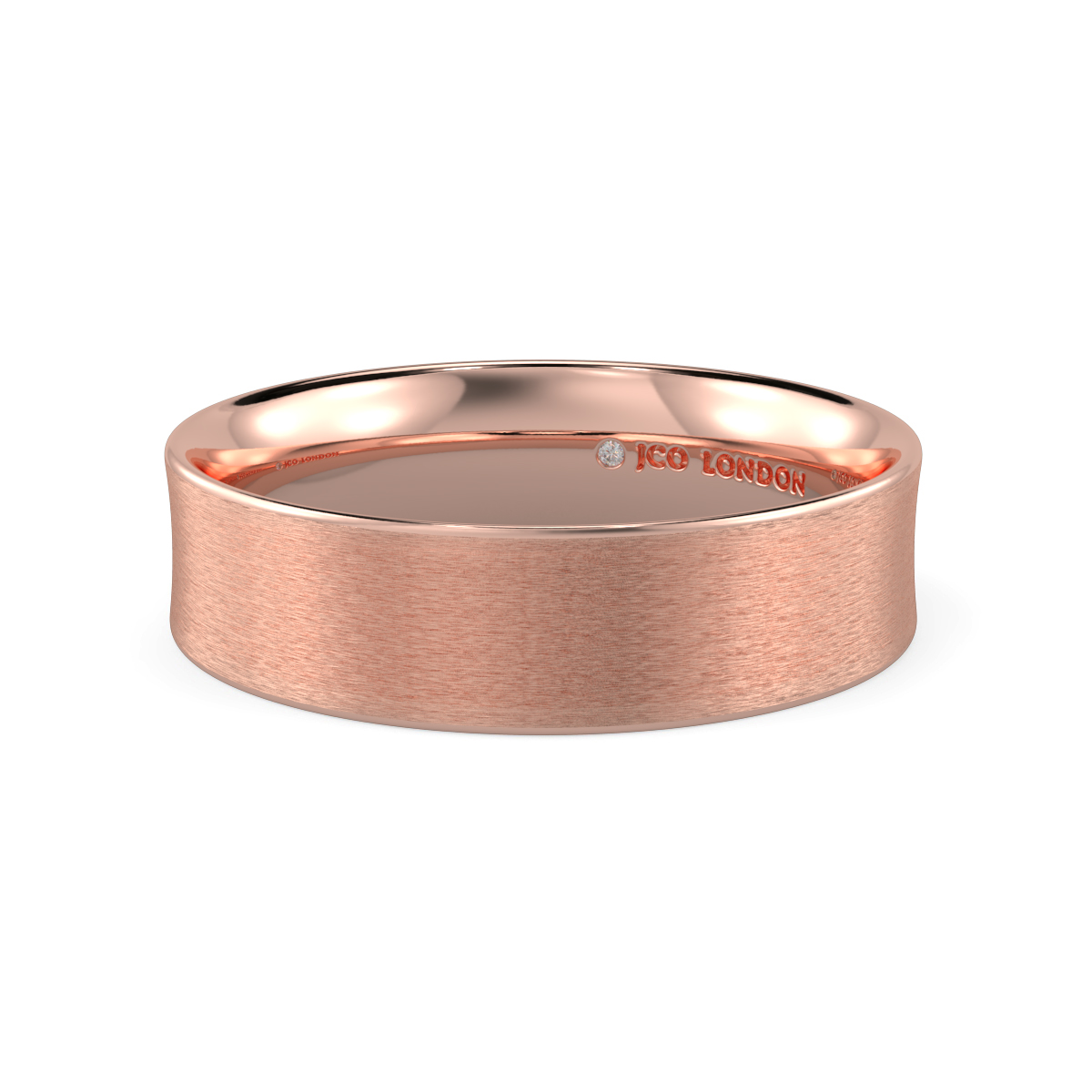 Flat Court Plain Wedding Band