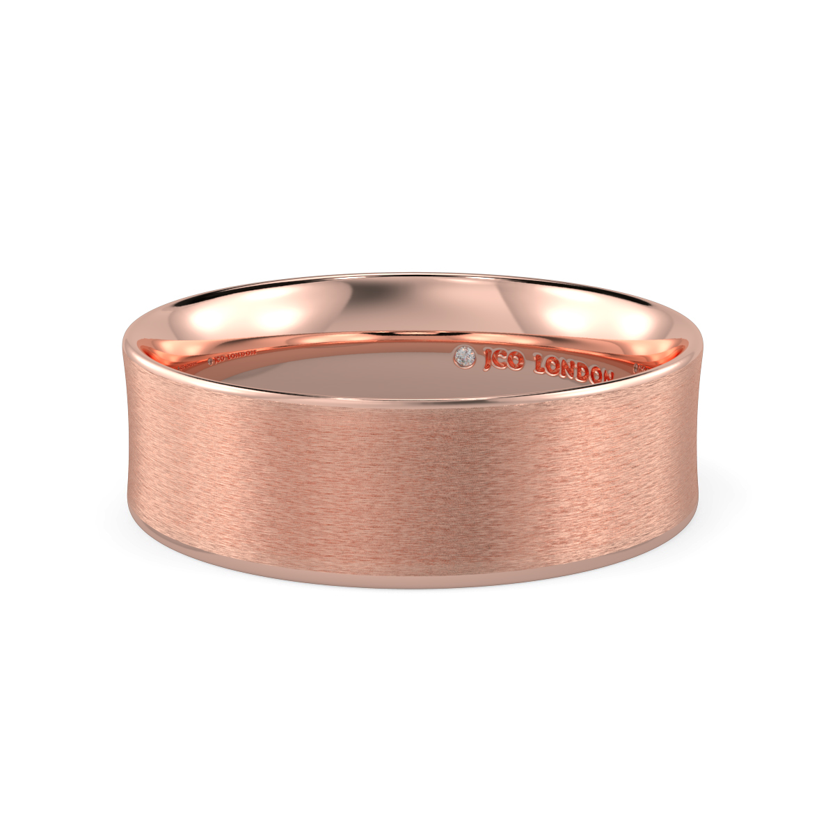 Flat Court Plain Wedding Band