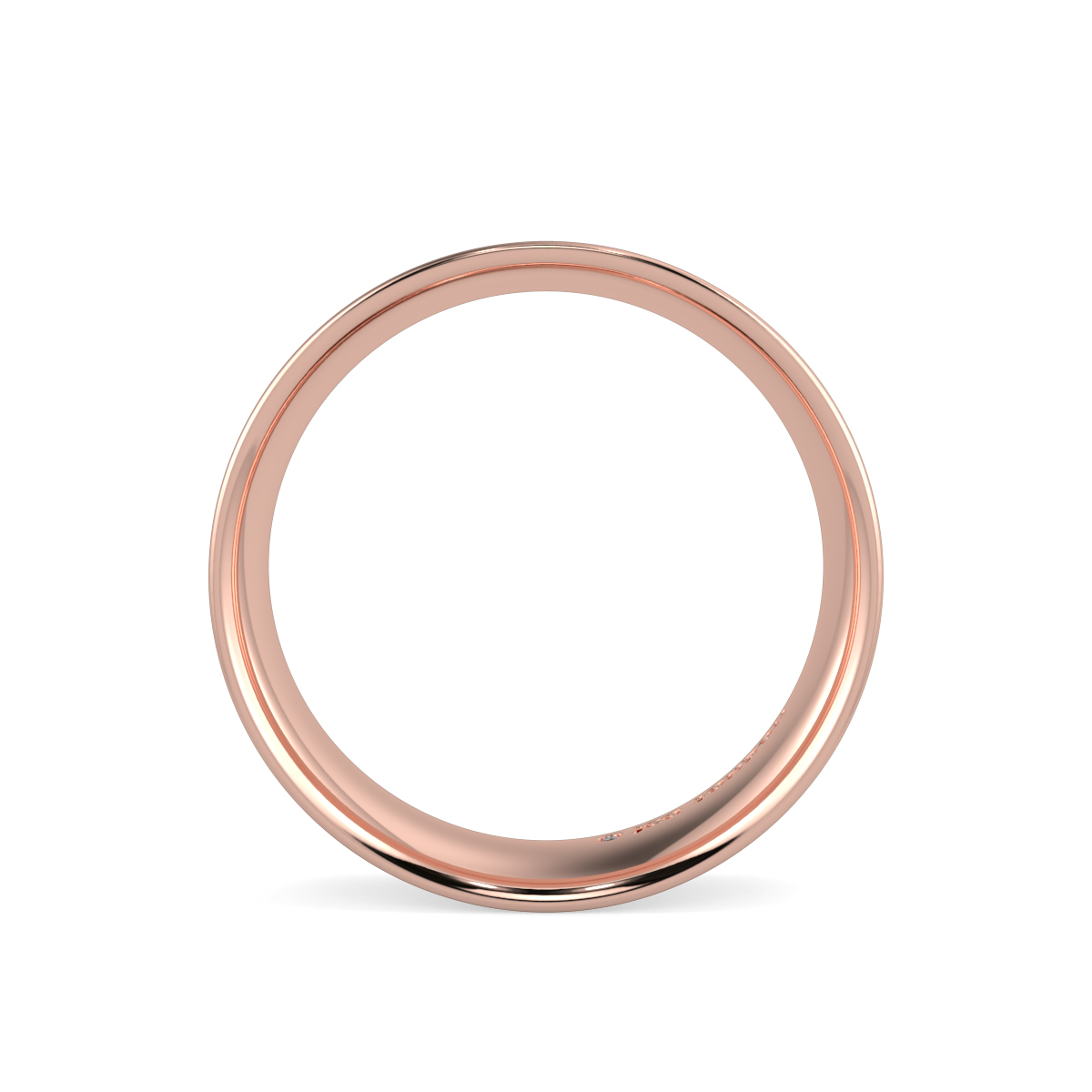 Flat Court Plain Wedding Band