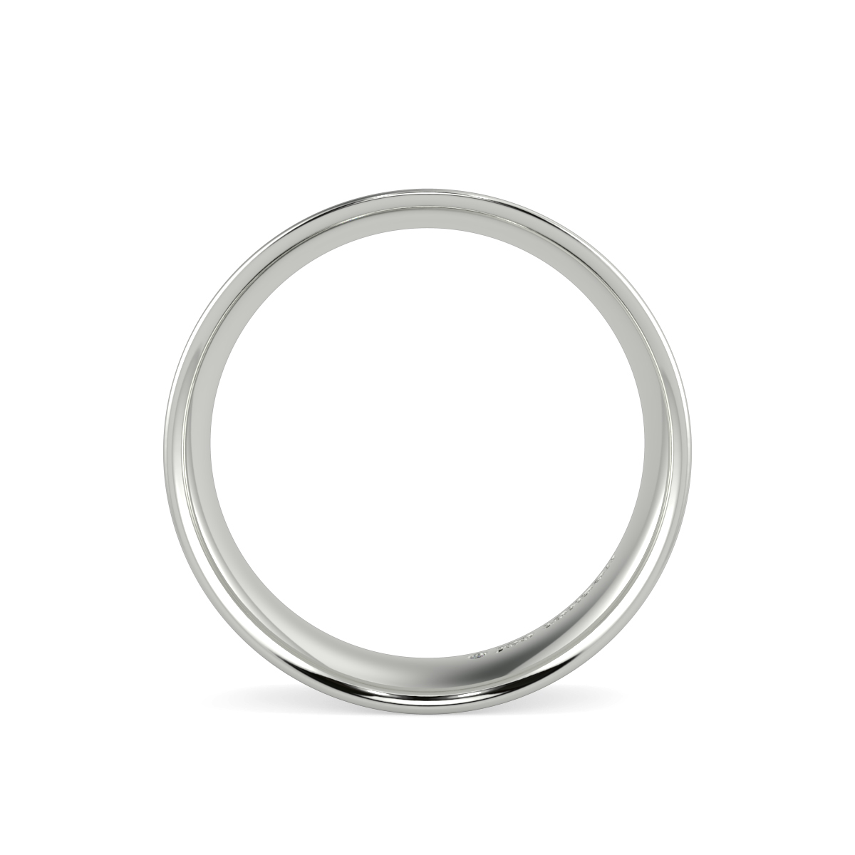 Flat Court Plain Wedding Band