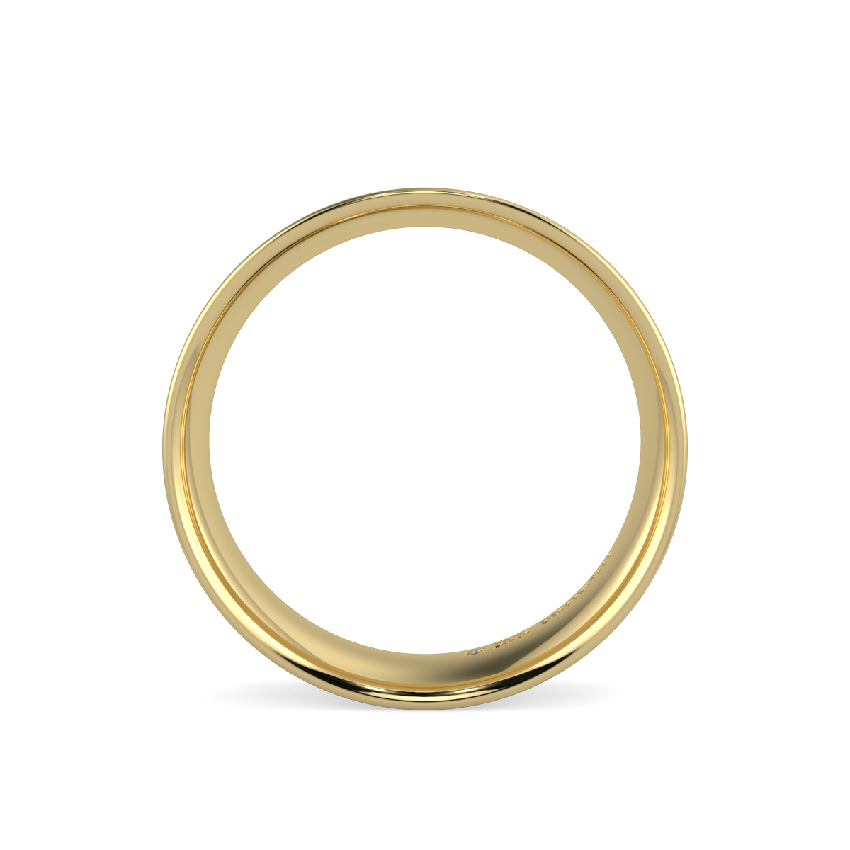 Flat Court Plain Wedding Band