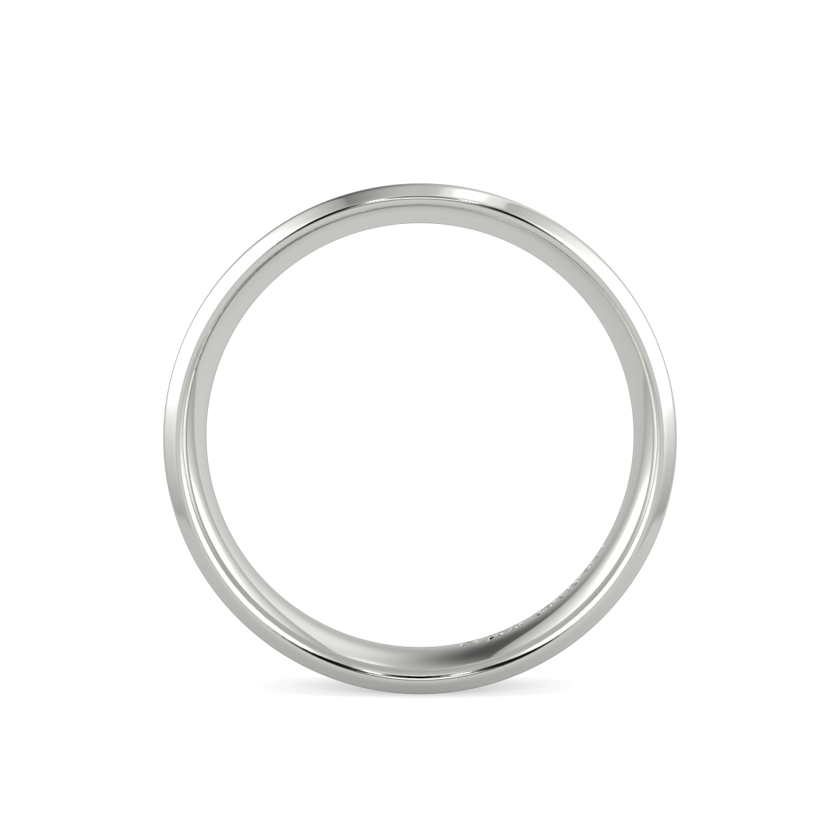 Flat Court Plain Wedding Band