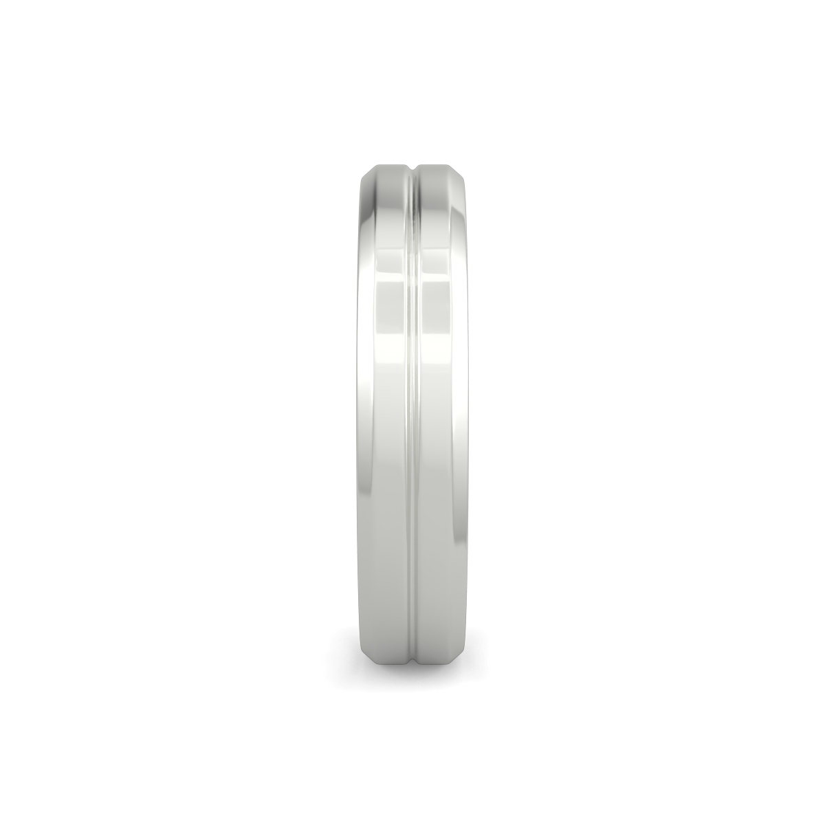 Flat Court Plain Wedding Band