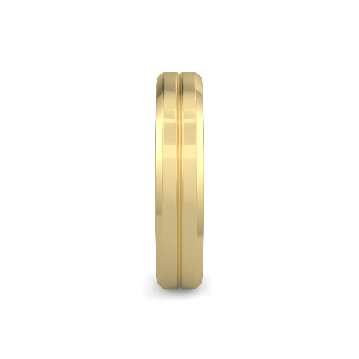 Flat Court Plain Wedding Band