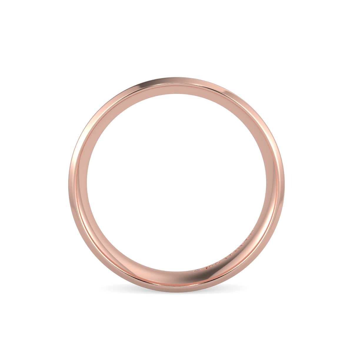 Flat Court Plain Wedding Band