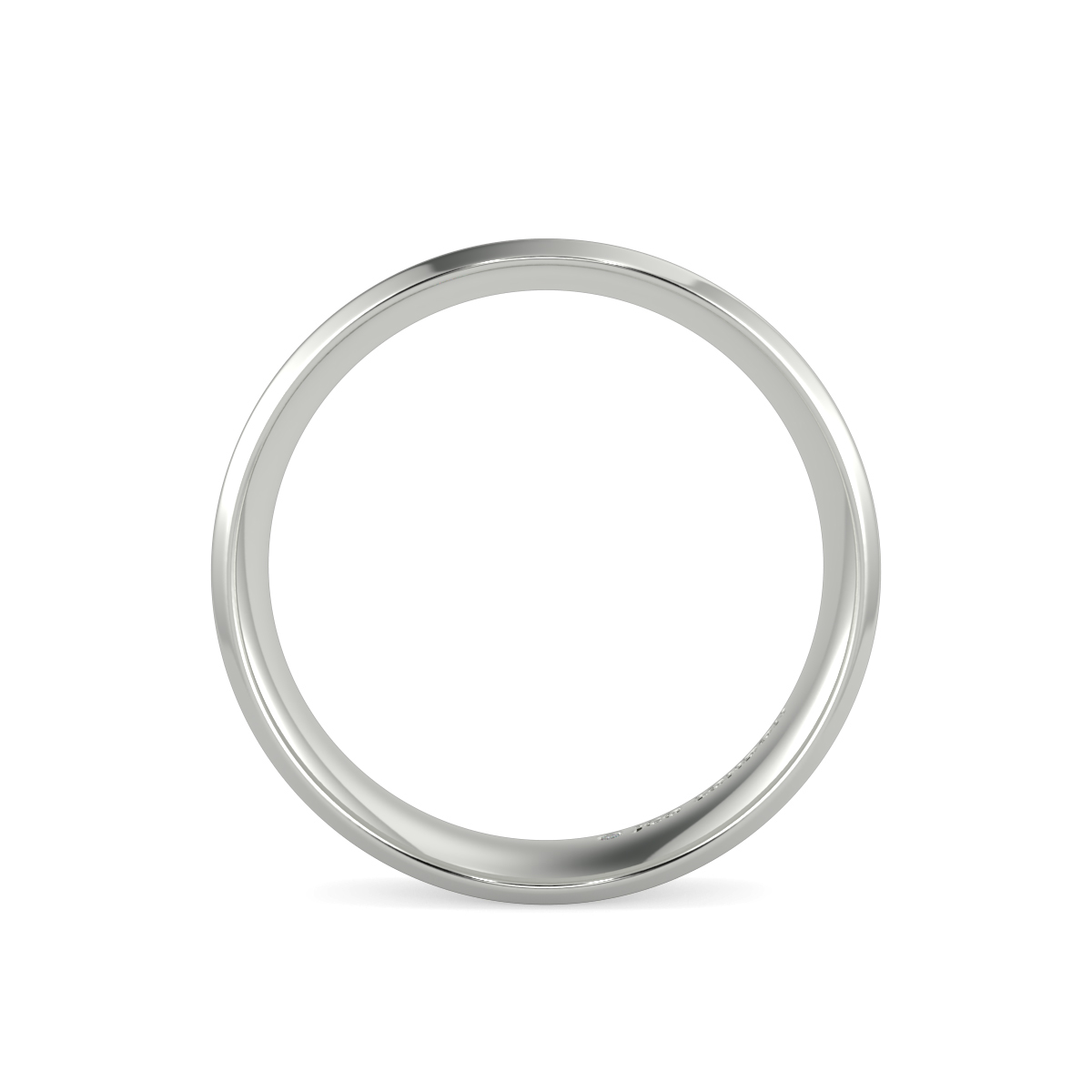 Flat Court Plain Wedding Band