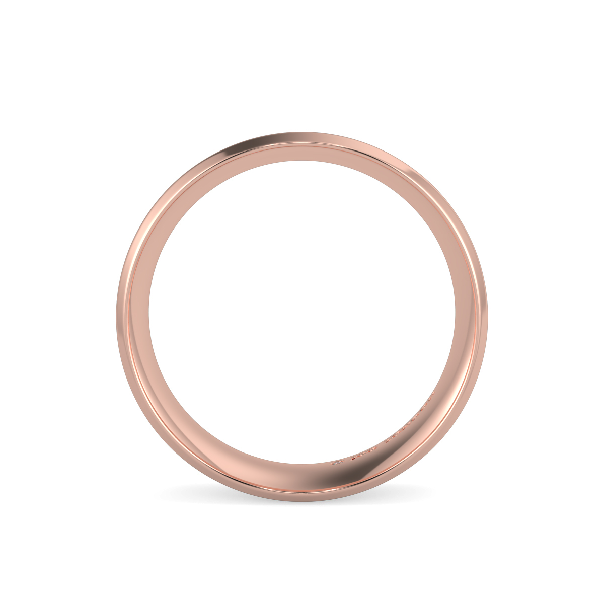 Flat Court Plain Wedding Band