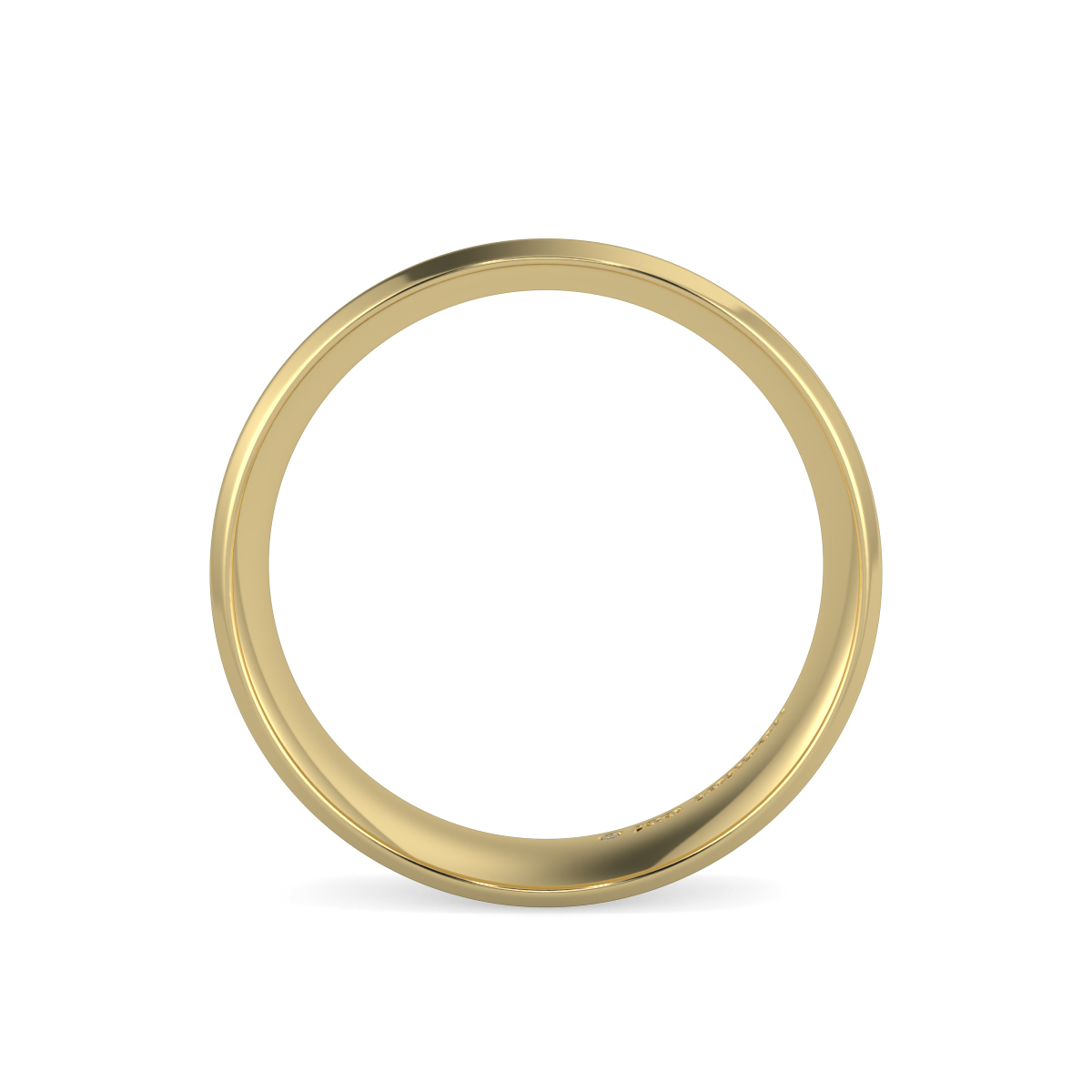 Flat Court Plain Wedding Band
