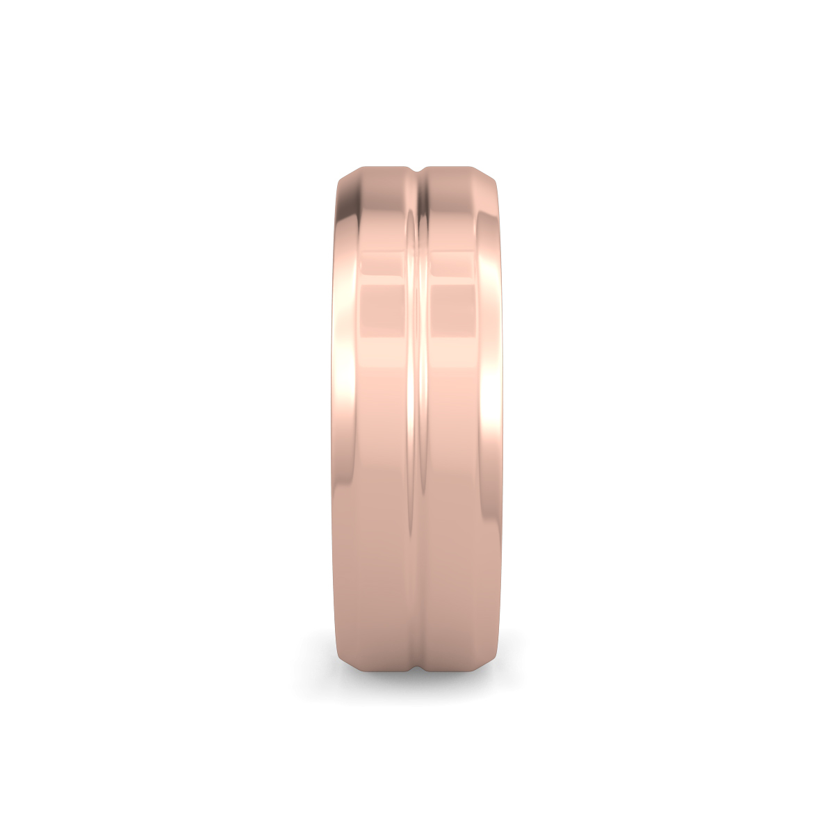 Flat Court Plain Wedding Band