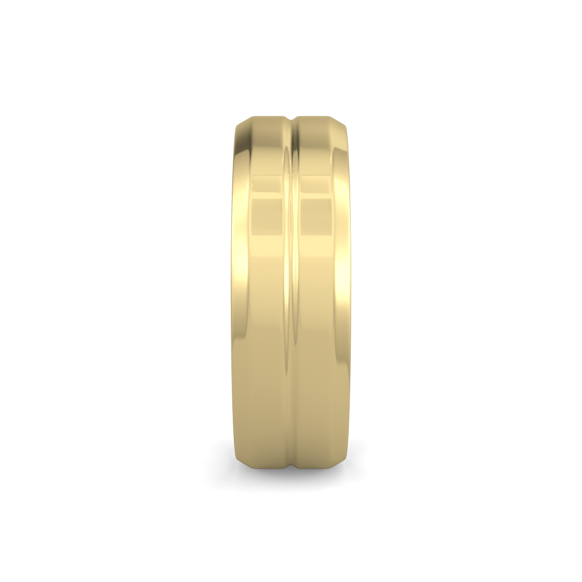 Flat Court Plain Wedding Band