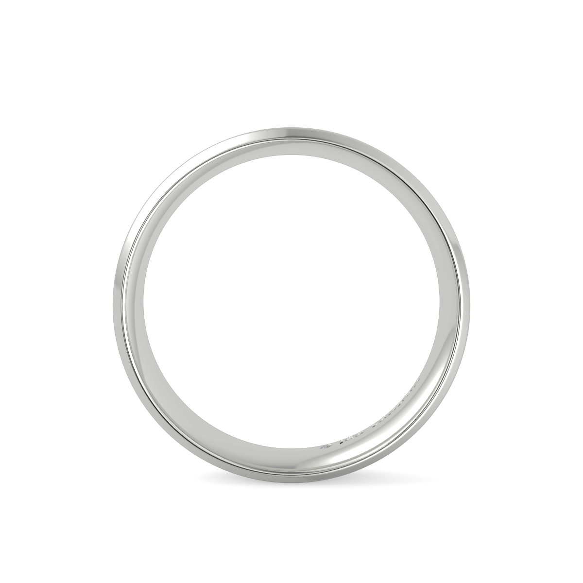 Flat Court Plain Wedding Band