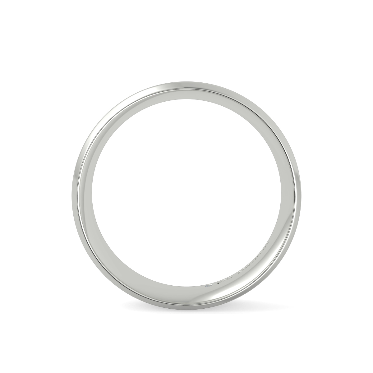 Flat Court Plain Wedding Band