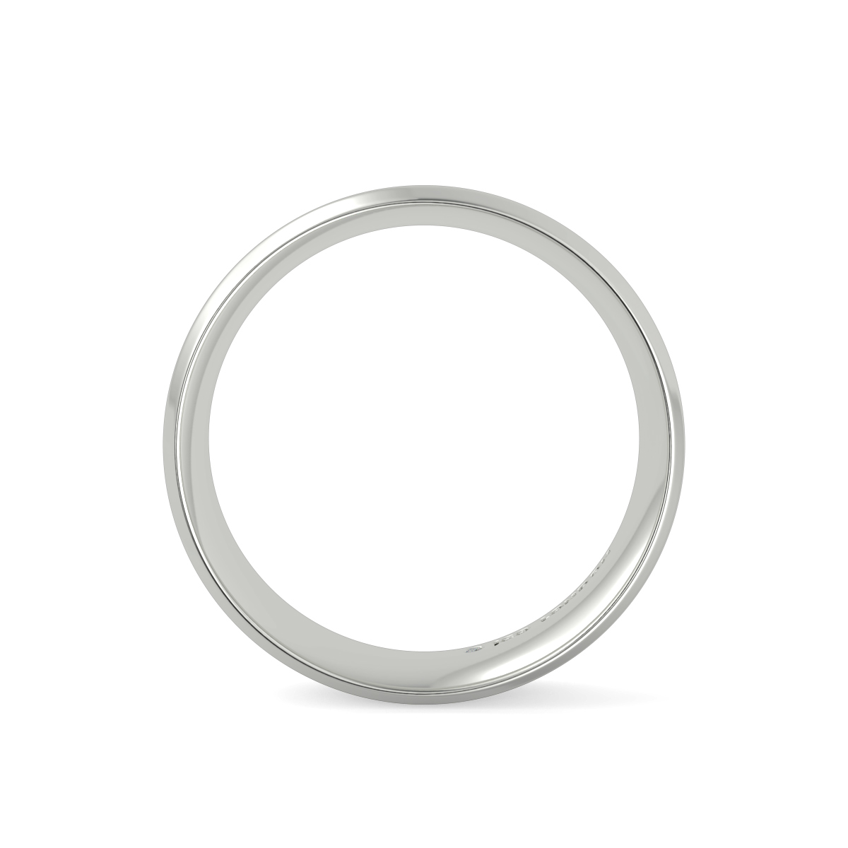 Flat Court Plain Wedding Band