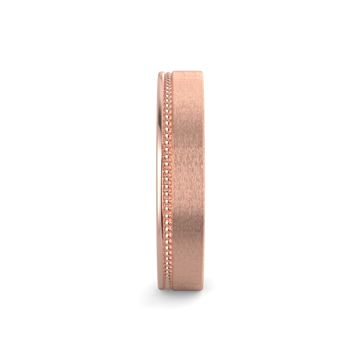 Flat Court Plain Wedding Band