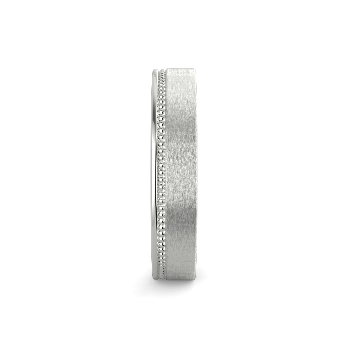 Flat Court Plain Wedding Band