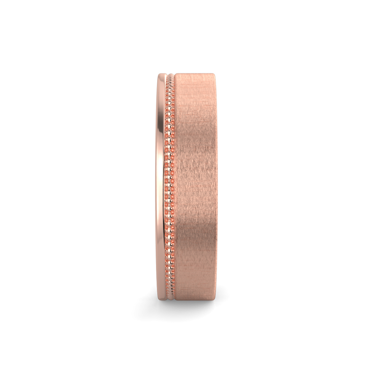 Flat Court Plain Wedding Band