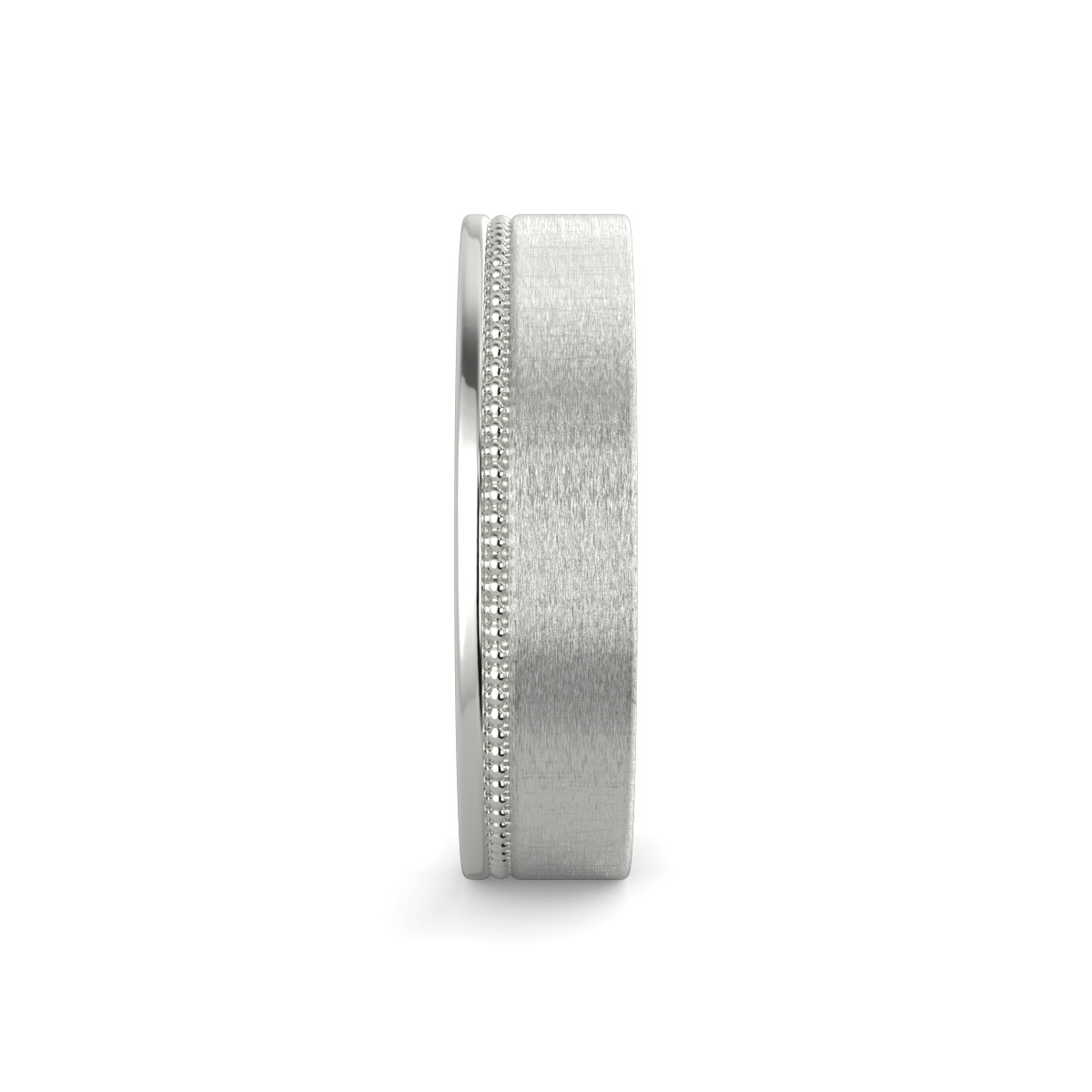 Flat Court Plain Wedding Band