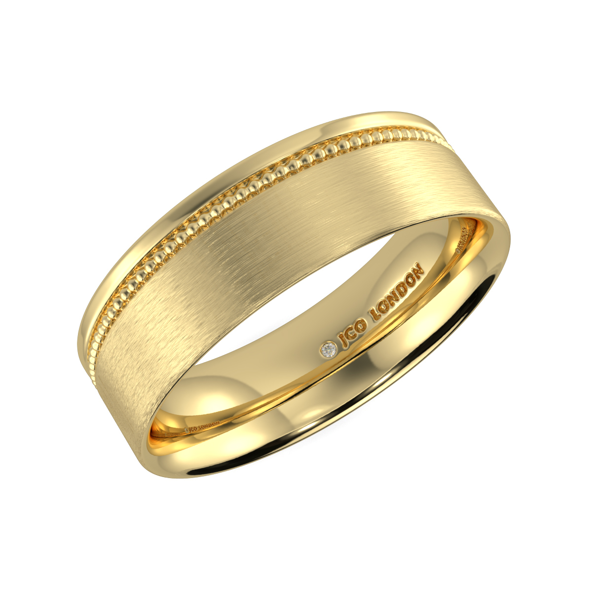 Flat Court Plain Wedding Band