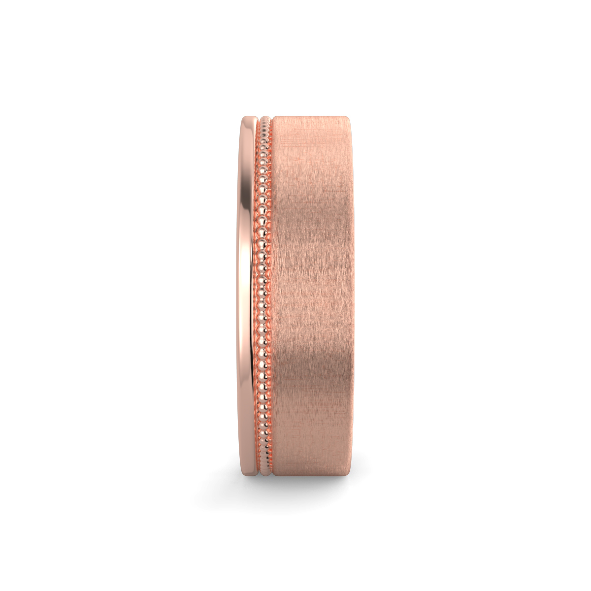 Flat Court Plain Wedding Band