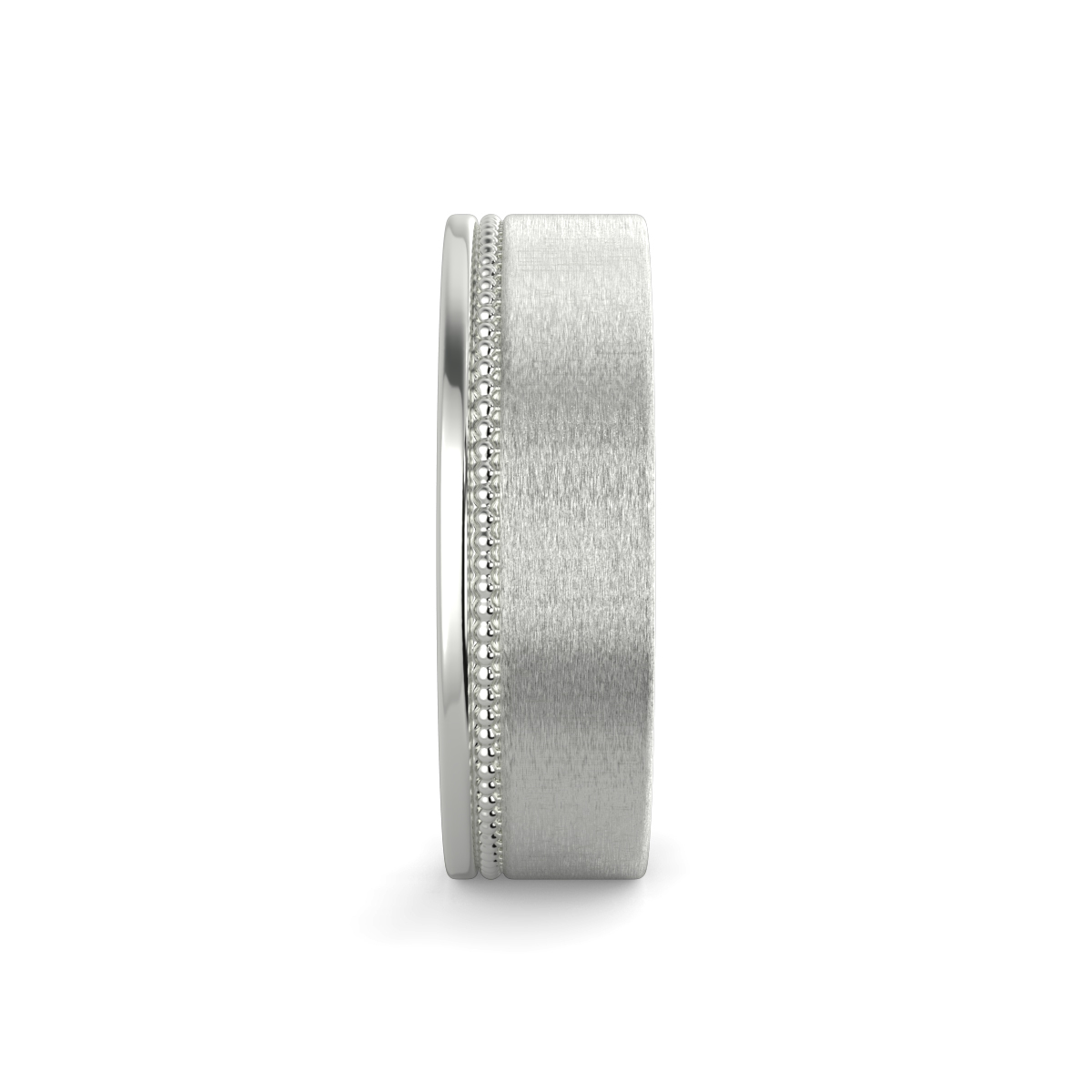 Flat Court Plain Wedding Band