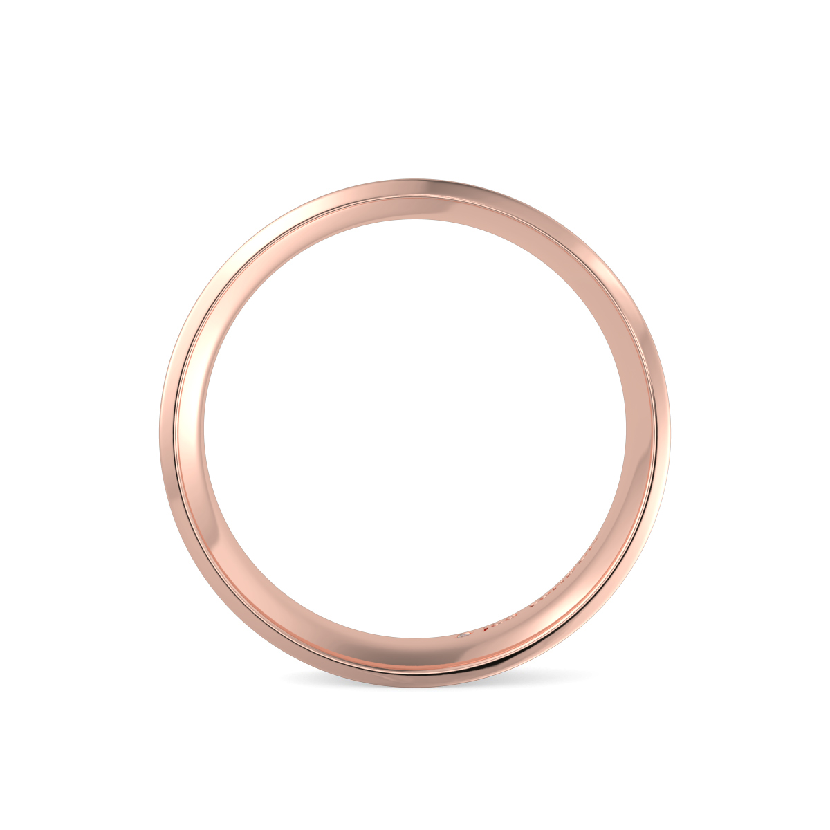 Flat Court Plain Wedding Band