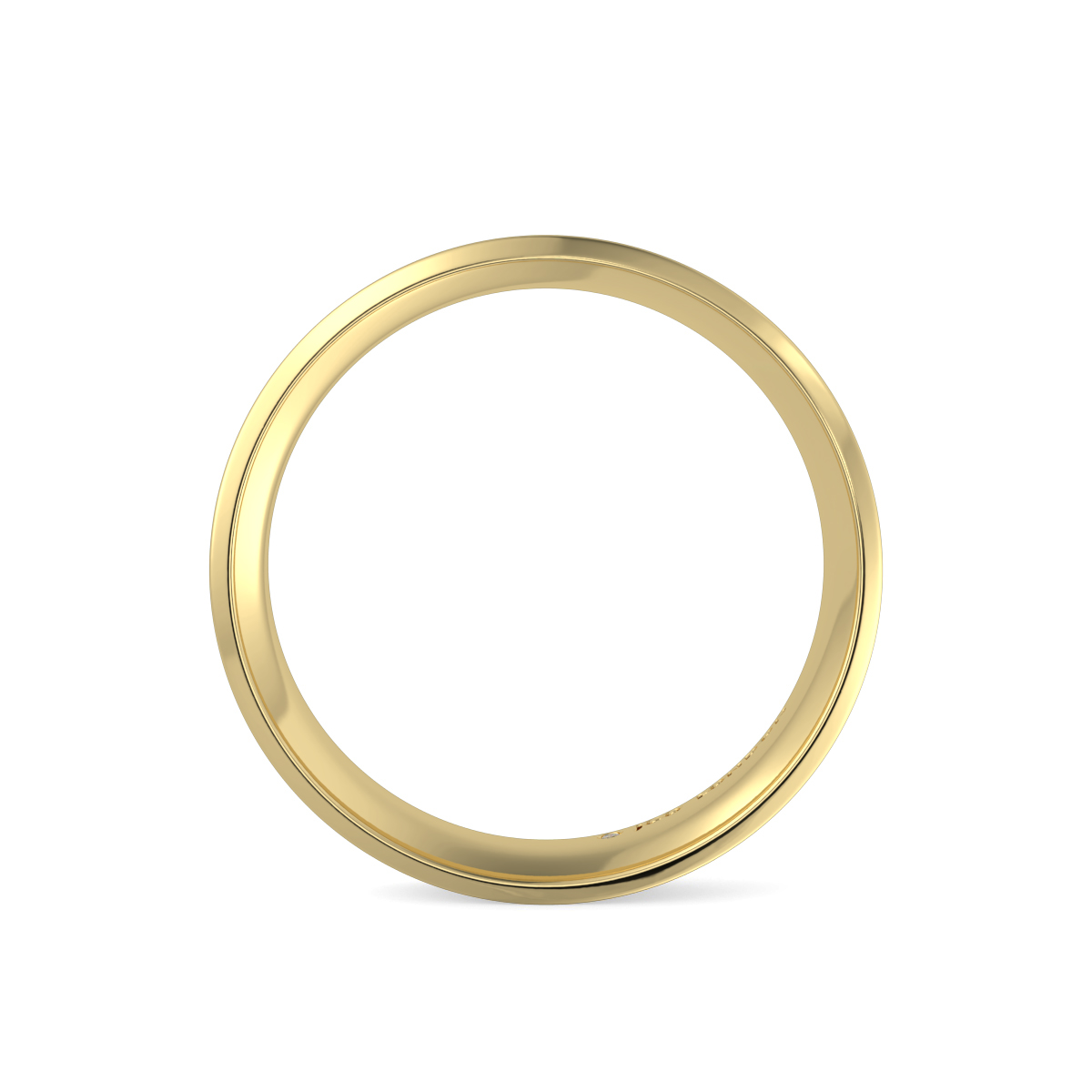 Flat Court Plain Wedding Band