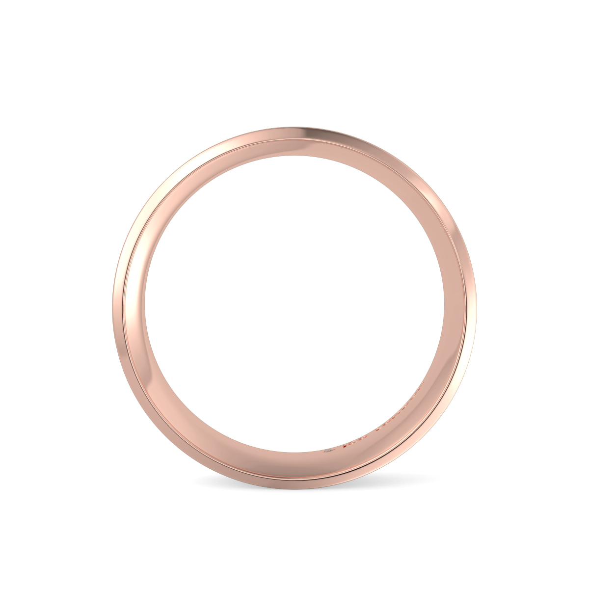 Flat Court Plain Wedding Band