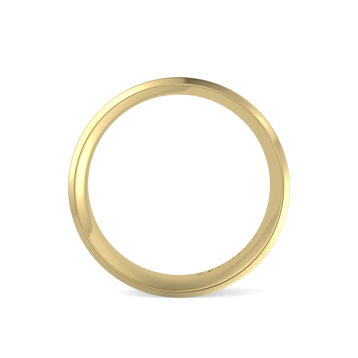 Flat Court Plain Wedding Band