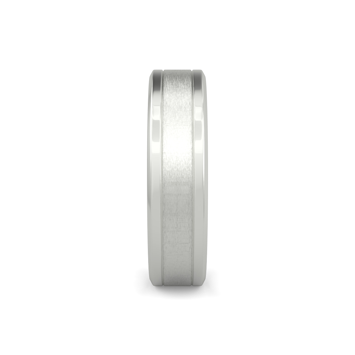 Flat Court Plain Wedding Band