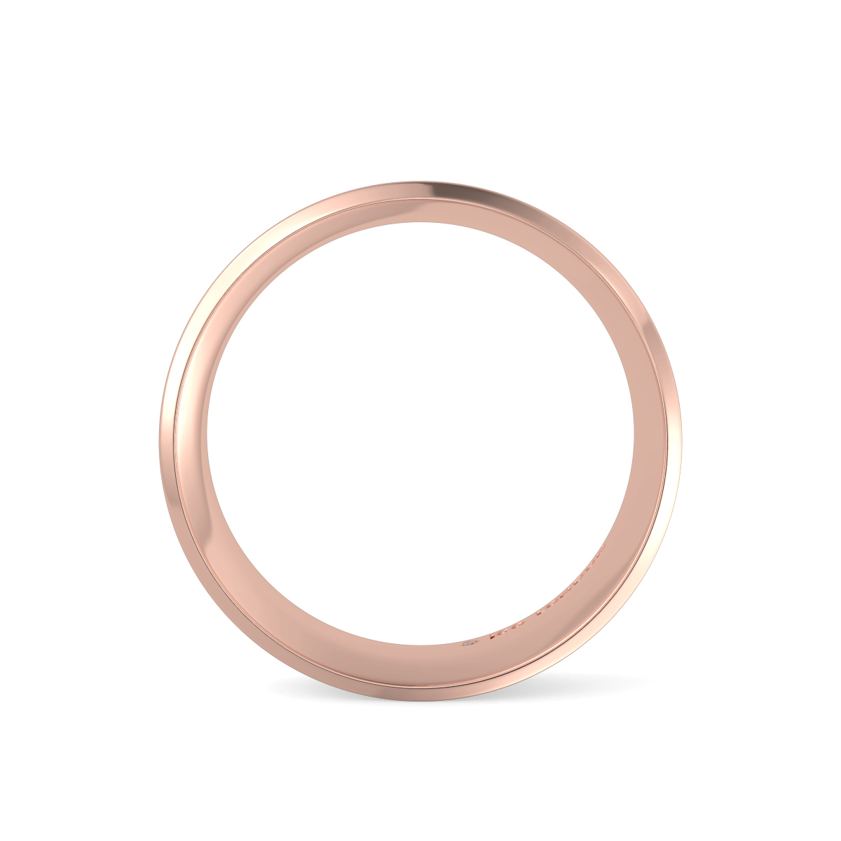 Flat Court Plain Wedding Band
