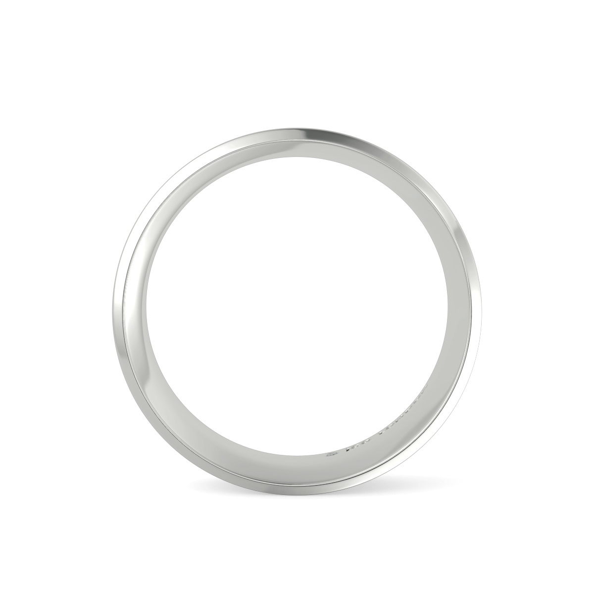 Flat Court Plain Wedding Band