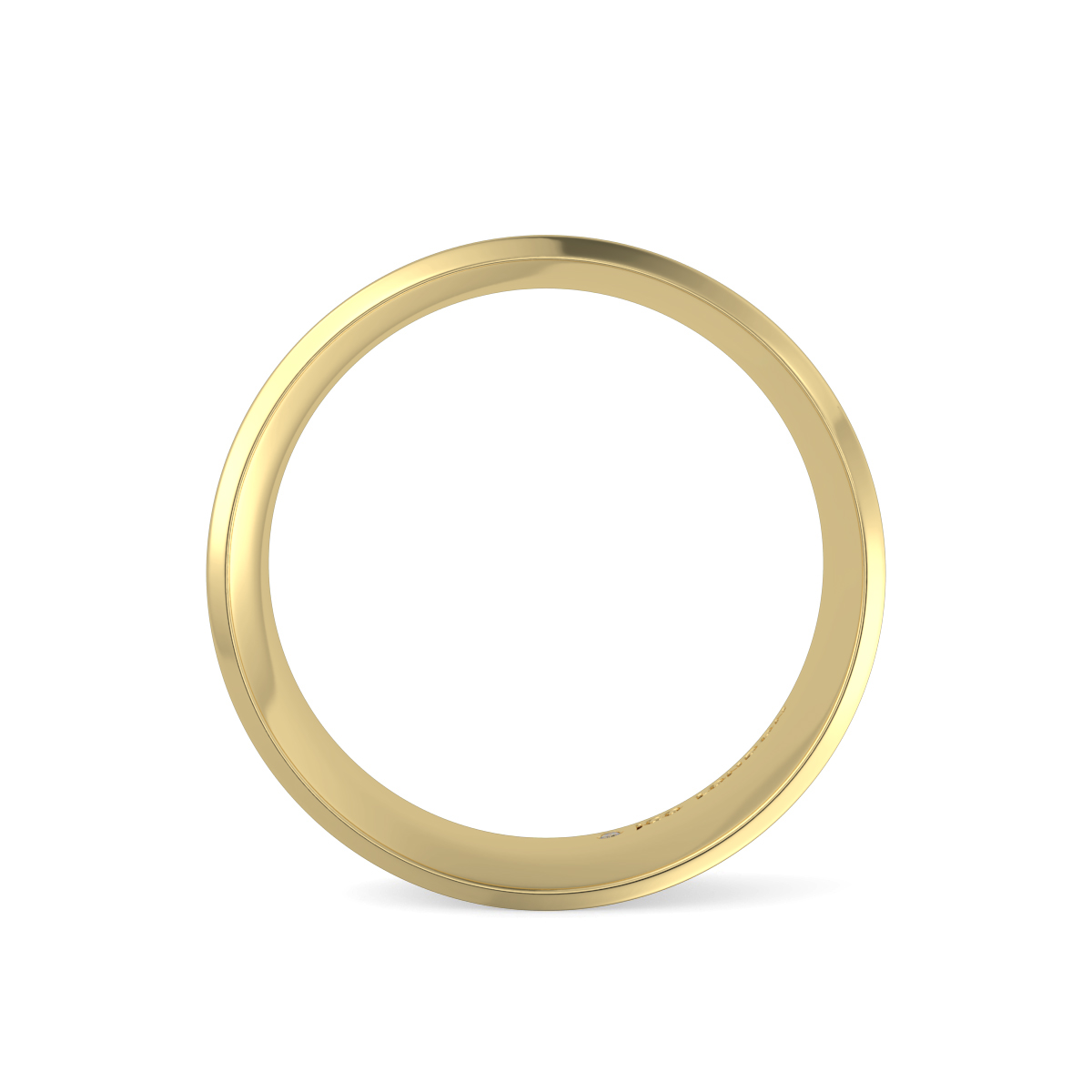 Flat Court Plain Wedding Band