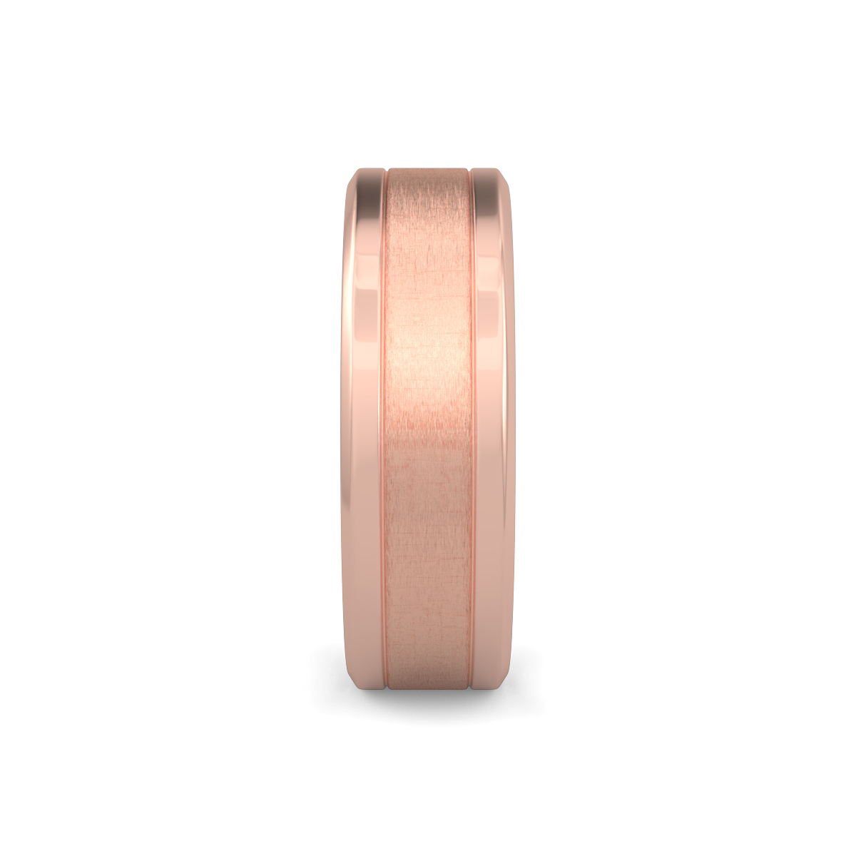 Flat Court Plain Wedding Band