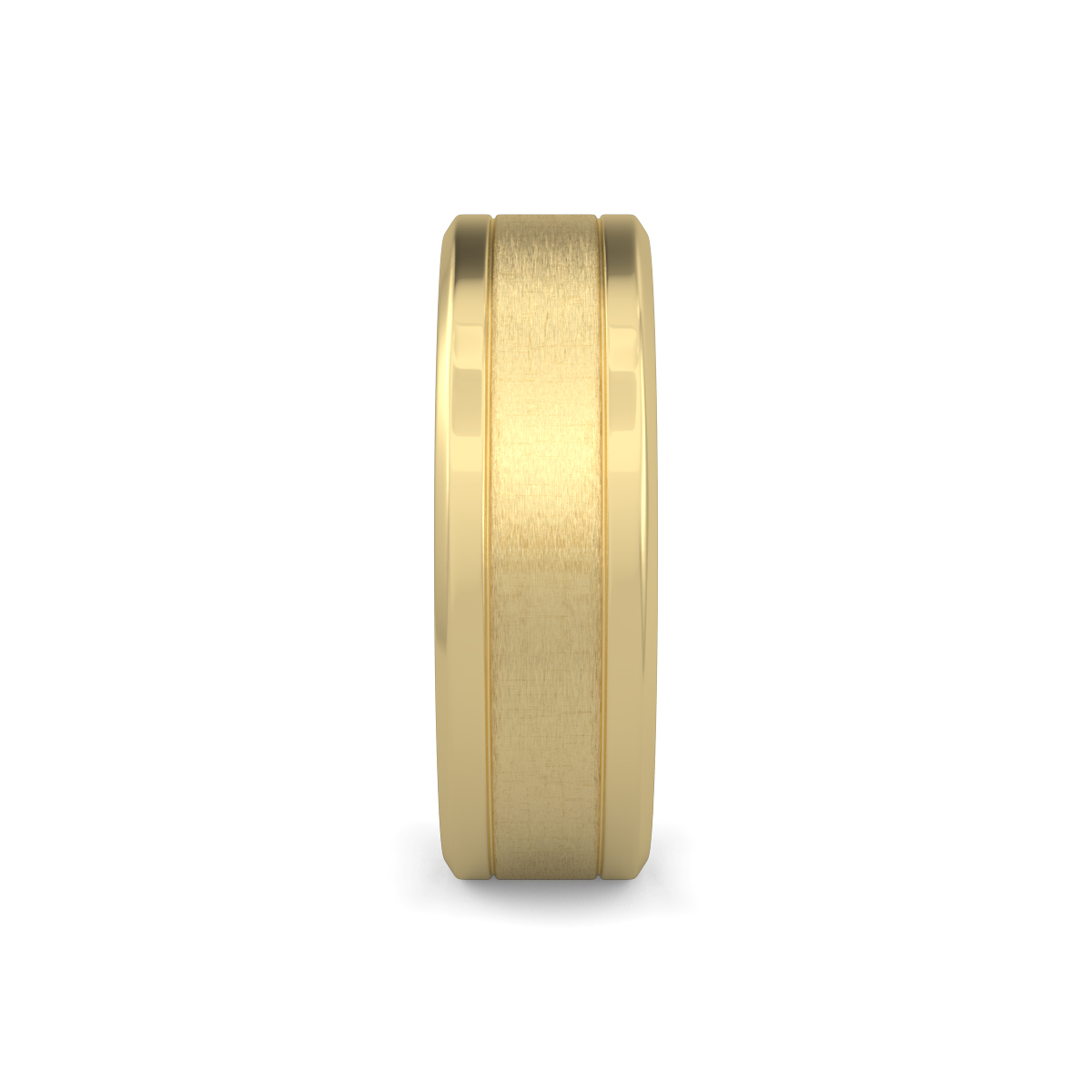 Flat Court Plain Wedding Band