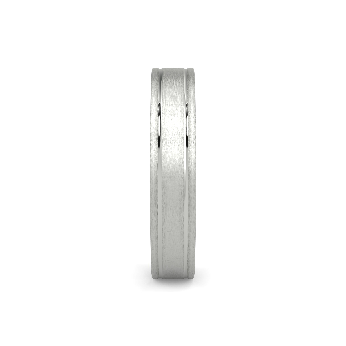 Flat Court Plain Wedding Band