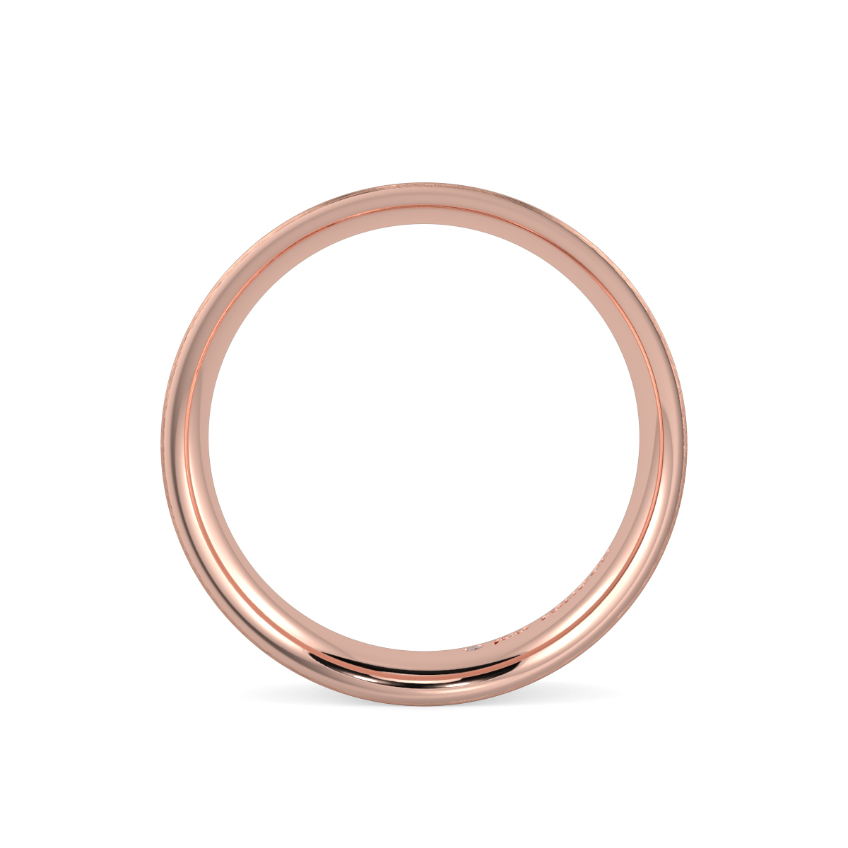 Flat Court Plain Wedding Band