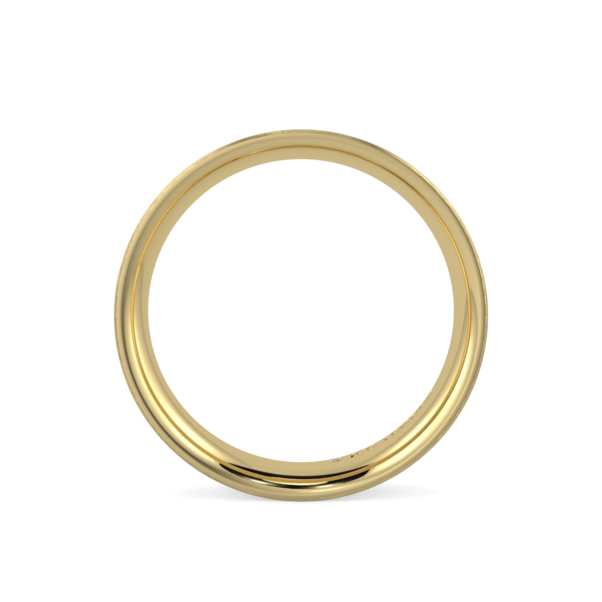 Flat Court Plain Wedding Band