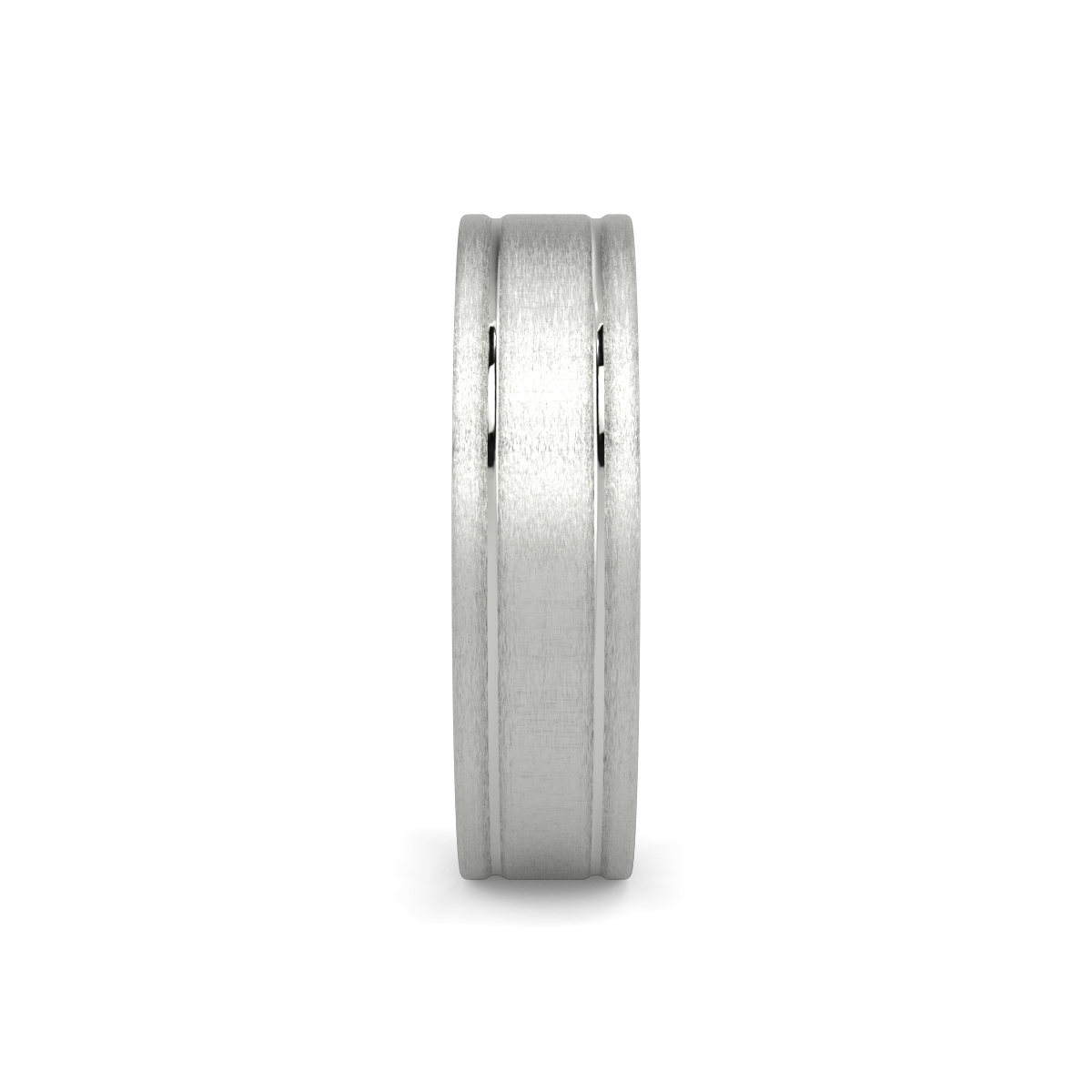 Flat Court Plain Wedding Band