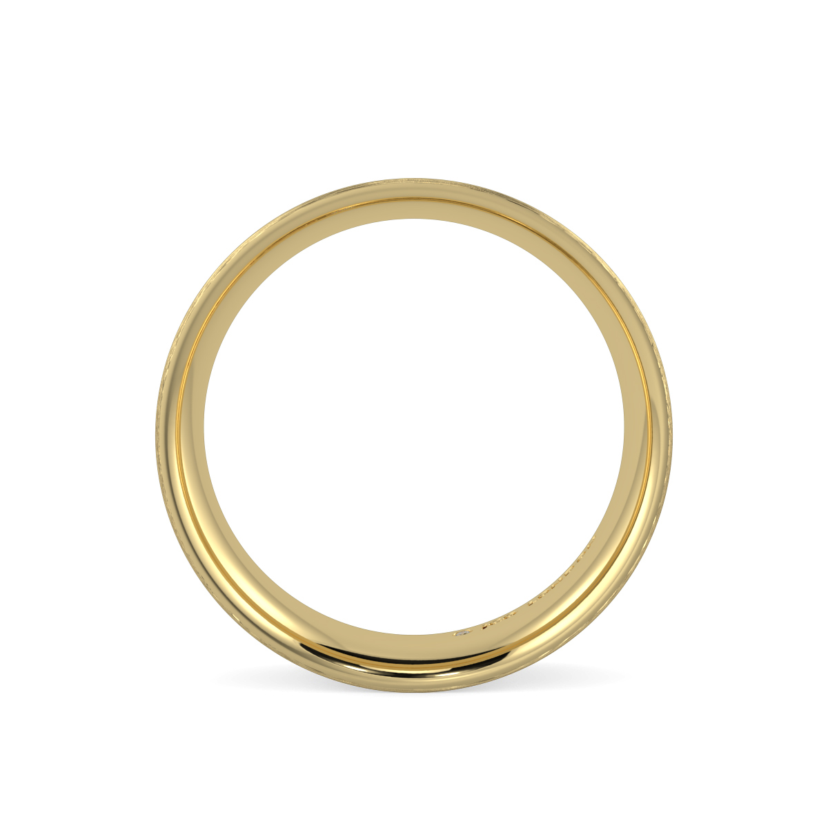 Flat Court Plain Wedding Band