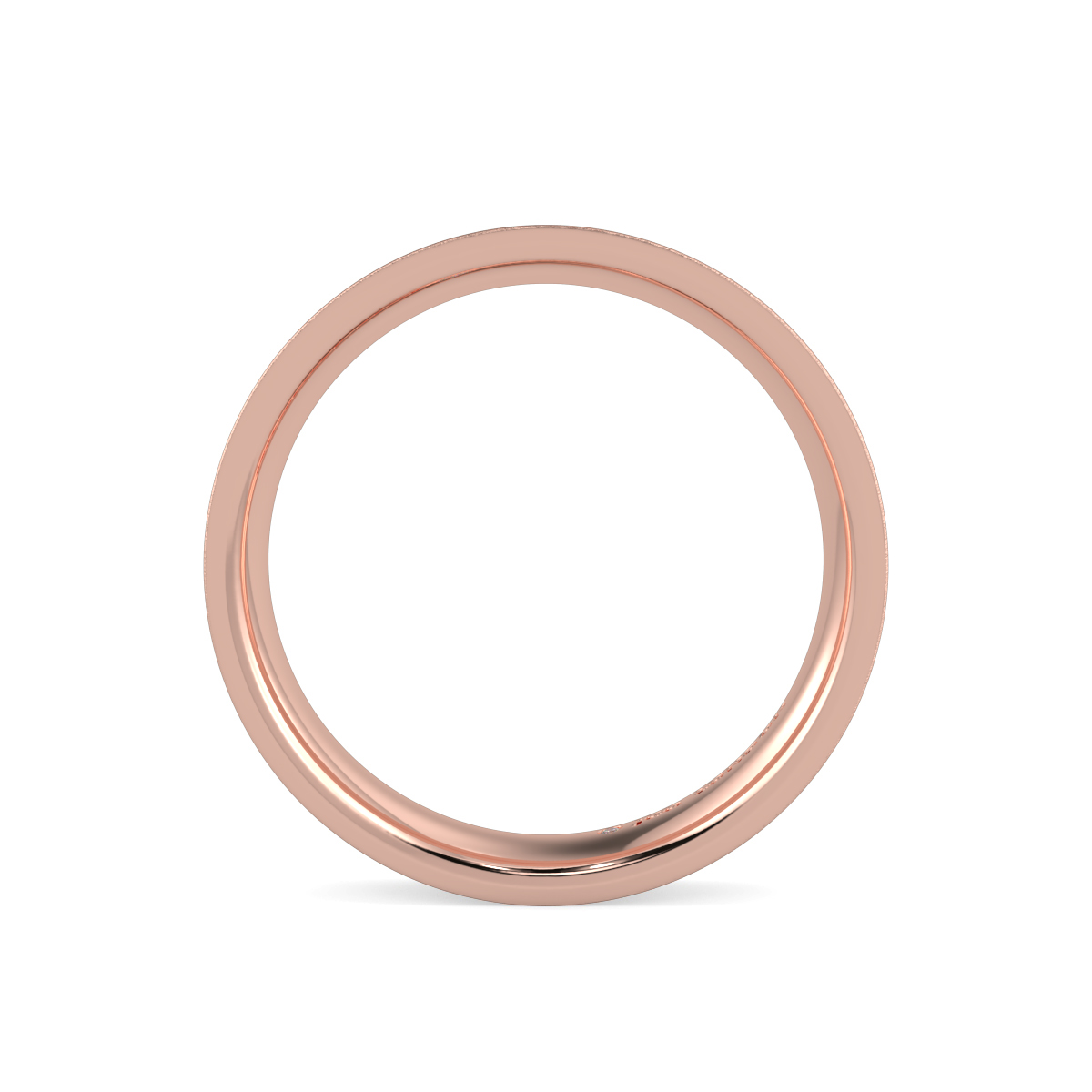 Flat Court Plain Wedding Band