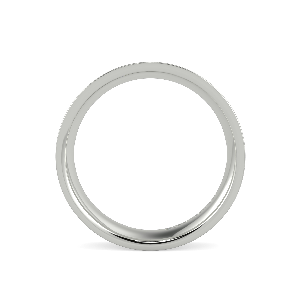Flat Court Plain Wedding Band