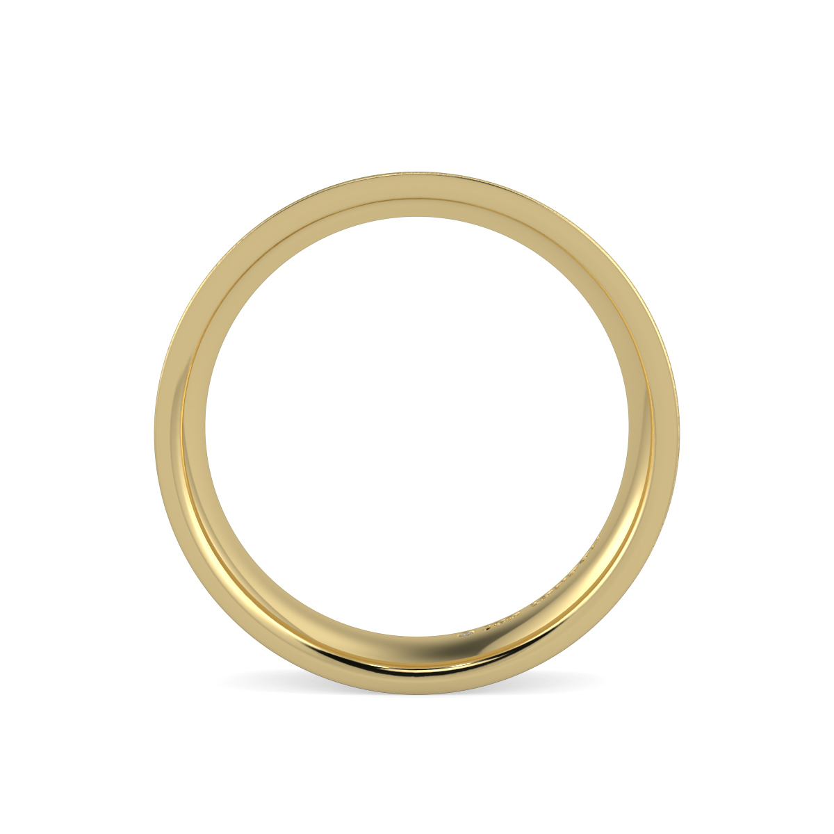 Flat Court Plain Wedding Band