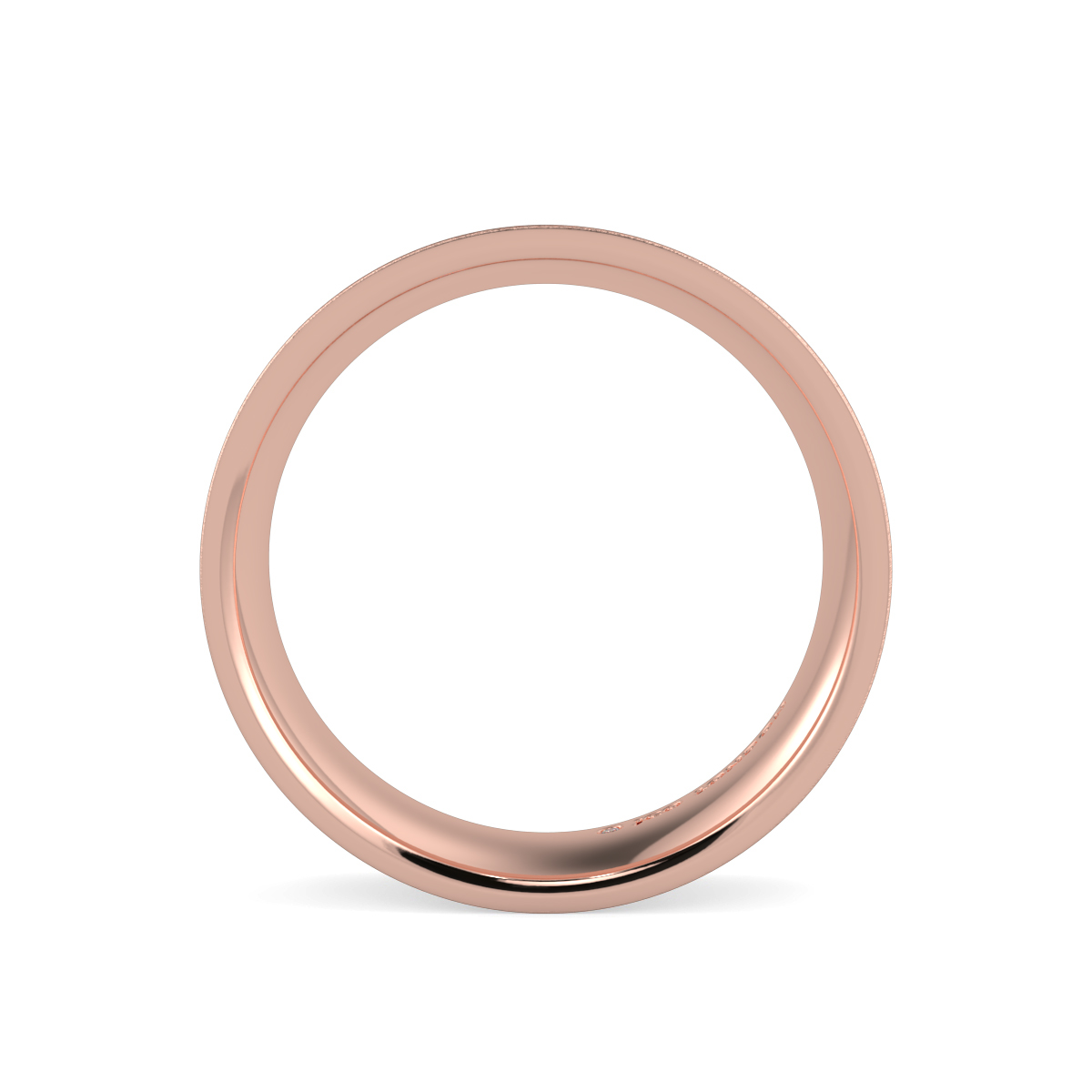 Flat Court Plain Wedding Band