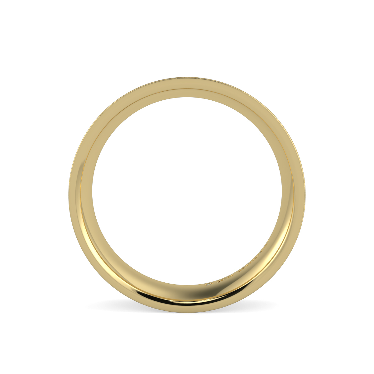 Flat Court Plain Wedding Band