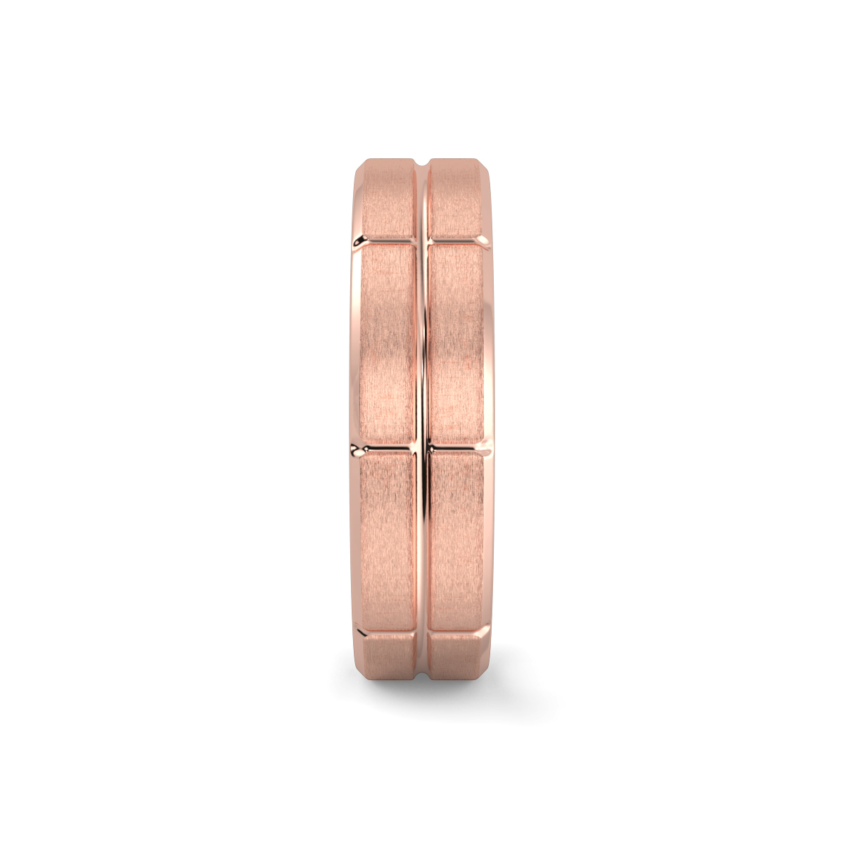 Flat Court Plain Wedding Band