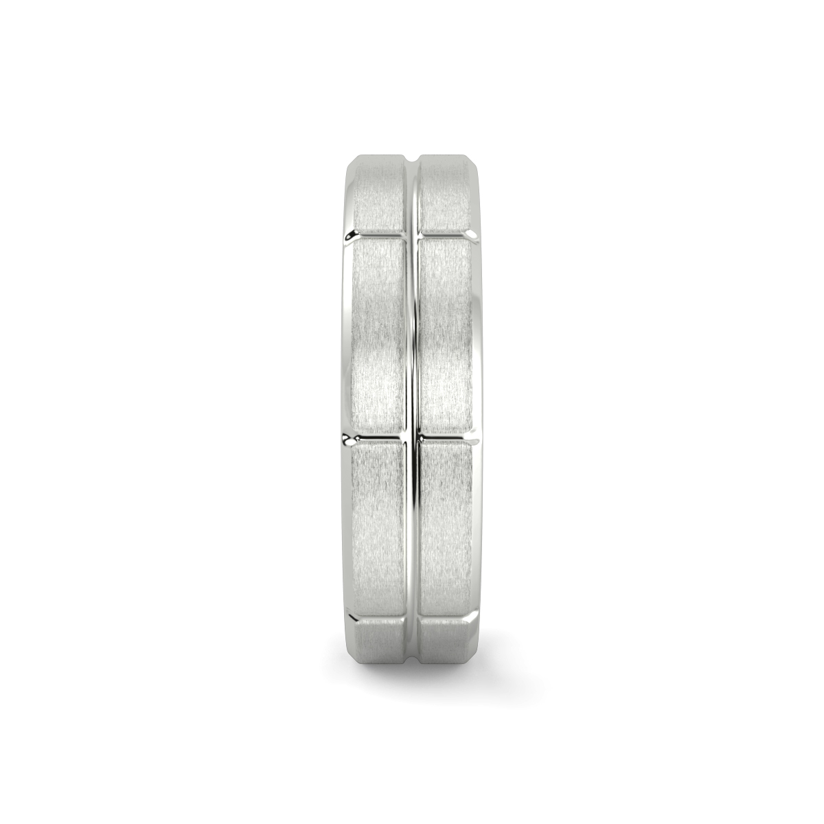Flat Court Plain Wedding Band