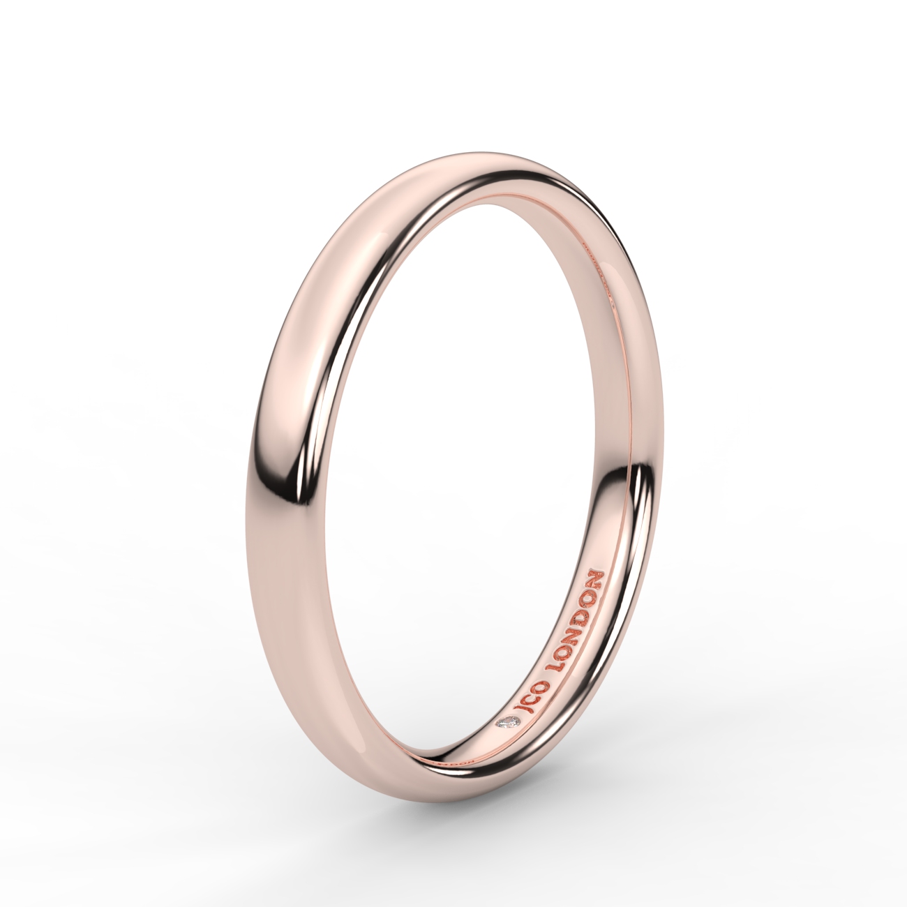 Court Plain Wedding Band