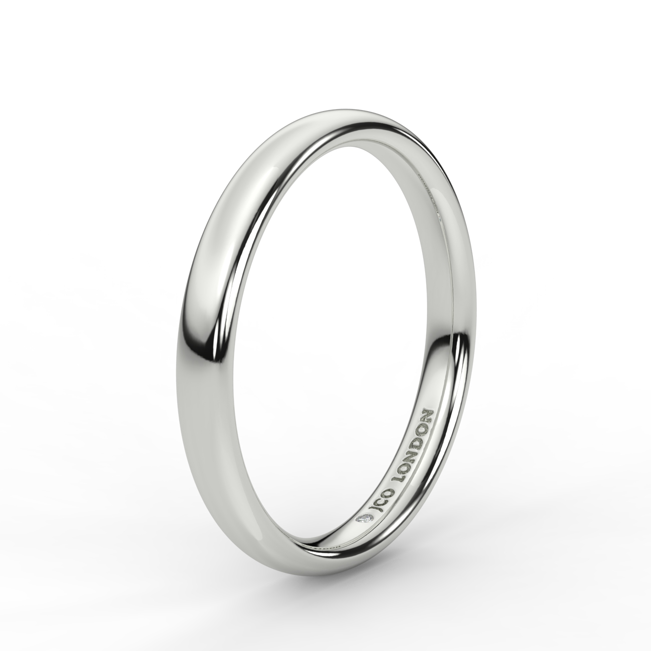 Court Plain Wedding Band
