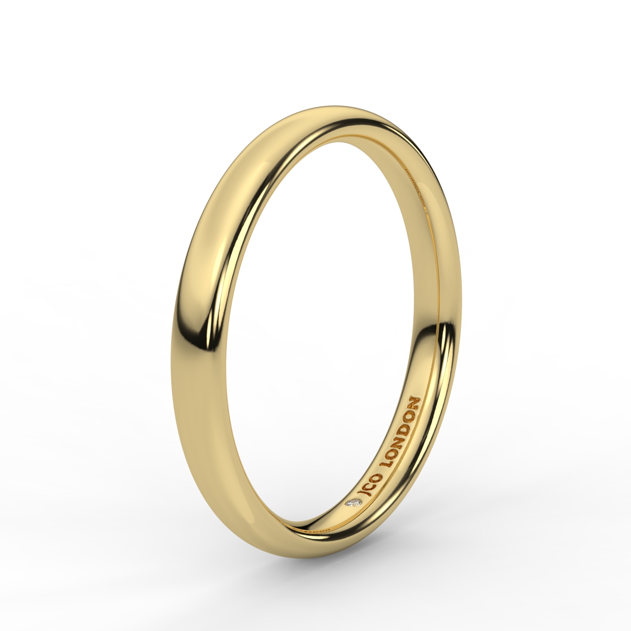 Court Plain Wedding Band