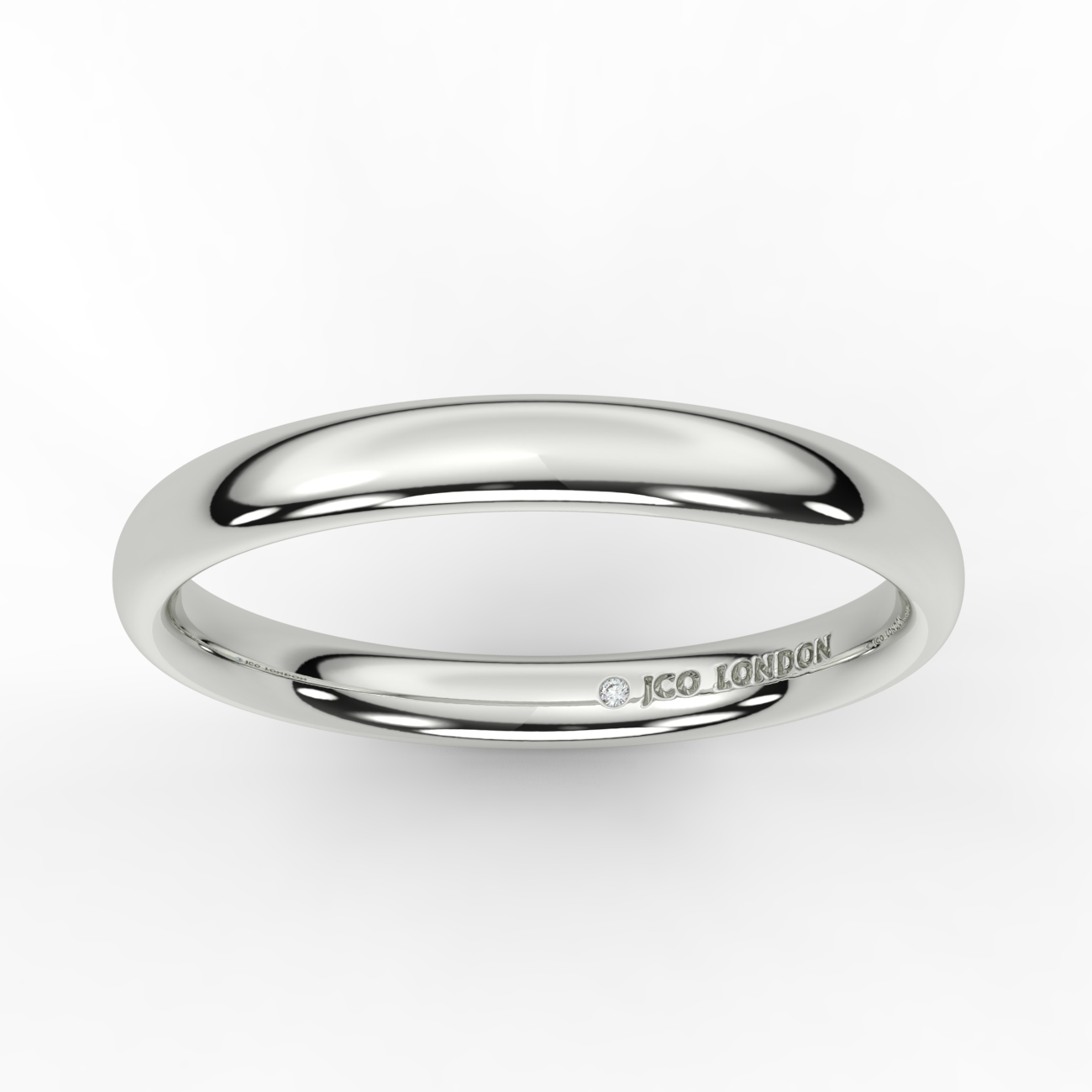 Court Plain Wedding Band